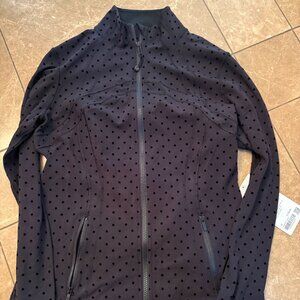 NWT Lululemon Size 6 Define Nulu Jacket Polka Flocked Dot---Sold out